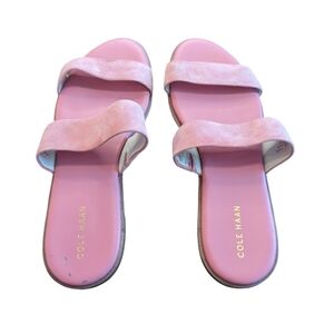 Cole Haan Women's Soft Pink Slide Sandals